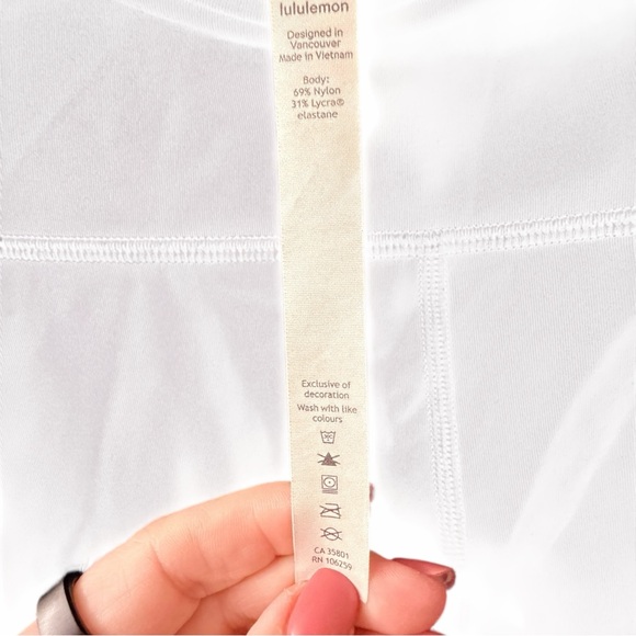 Lululemon Wonder Under Black Leggings Size 10 - Picture 8 of 9